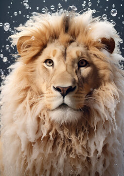 Animal fur wildlife mane king male lion carnivore wild big africa