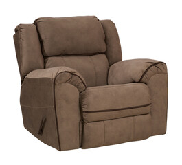 Brown Suede recliner