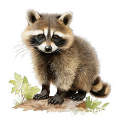 Fototapeta premium Raccoon png