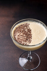 Great alcoholic cocktail, close up  