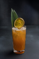 Great alcoholic cocktail, close up  