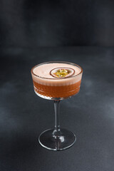 Great alcoholic cocktail, close up  