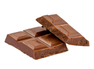  Delicious chocolate pieces cut out