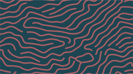Abstract brush pattern. Marine watershed. Modern stylish texture with smooth natural maze. Vintage pattern. Vector. Modern stylish texture. Abstract wave pattern. Compound organic shapes. Seamless.