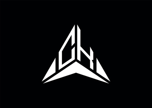 CK Creative and initials modern minimalist ARROW vector.