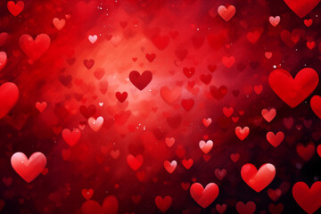 Obraz premium Happy valentine's day background. Generative ai image.