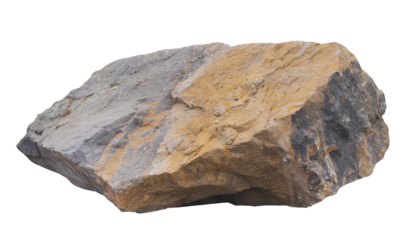 Heavy rock stone - isolated