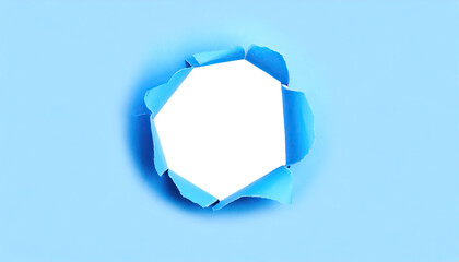 Hole in paper