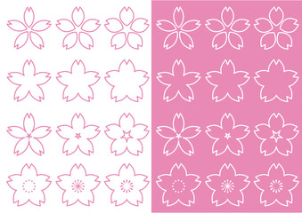 桜のイラスト素材集