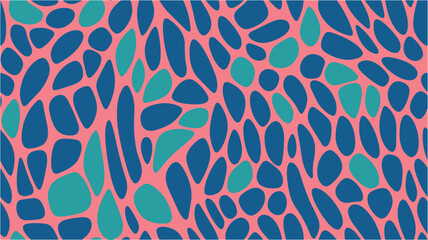 Abstract floral ethnic pattern. Psychedelic neon texture. Ethnic african natural wild background texture. Seamless.