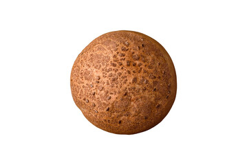 Fototapeta premium Fresh crispy brown bread with sesame seeds and spices