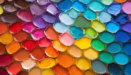 Fototapeta na wymiar a colorful palette of colors