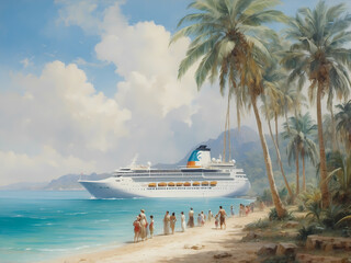 Fototapeta premium Ships