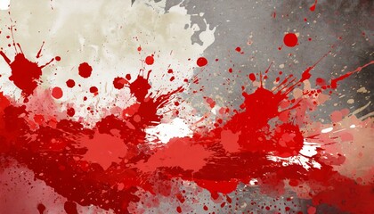 red paint splashes on background clip art grunge splash splatters
