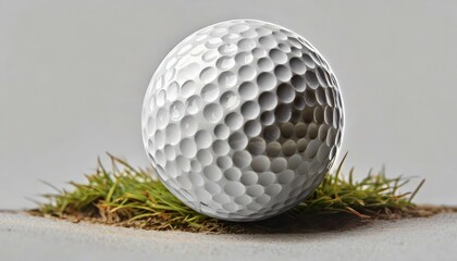 golf ball on white background