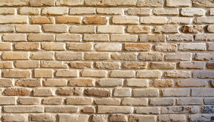 beige old brick wall panorama