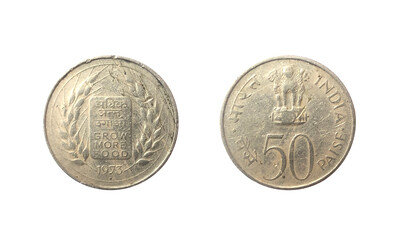 50 paise India 1973
