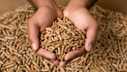 Nature's Grasp: Biomass Bounty in a Gentle Hand. Generative AI