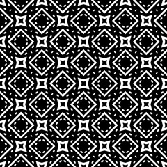 Abstract Shapes. Abstract Background Design. Vector Seamless Black and White Pattern.Simple repeat pattern design.