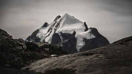 Majestic Alpine Peak in Engadin