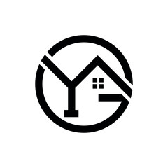 YG home icon on a white background