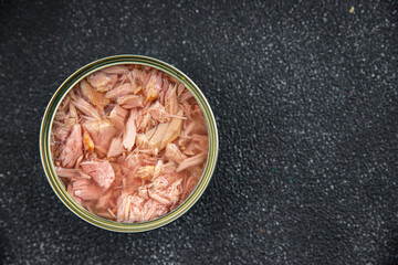 tuna natural canned food fish seafood fresh delicious healthy eating cooking appetizer meal food snack on the table copy space food
