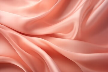 Abstract satin background in peach and pink colours. Satin background. Atlas pink color.
