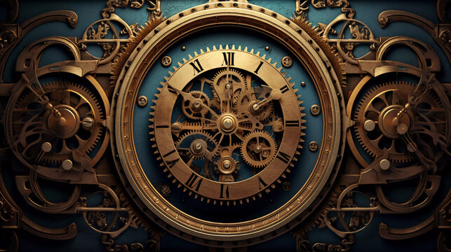 antique clock mechanism