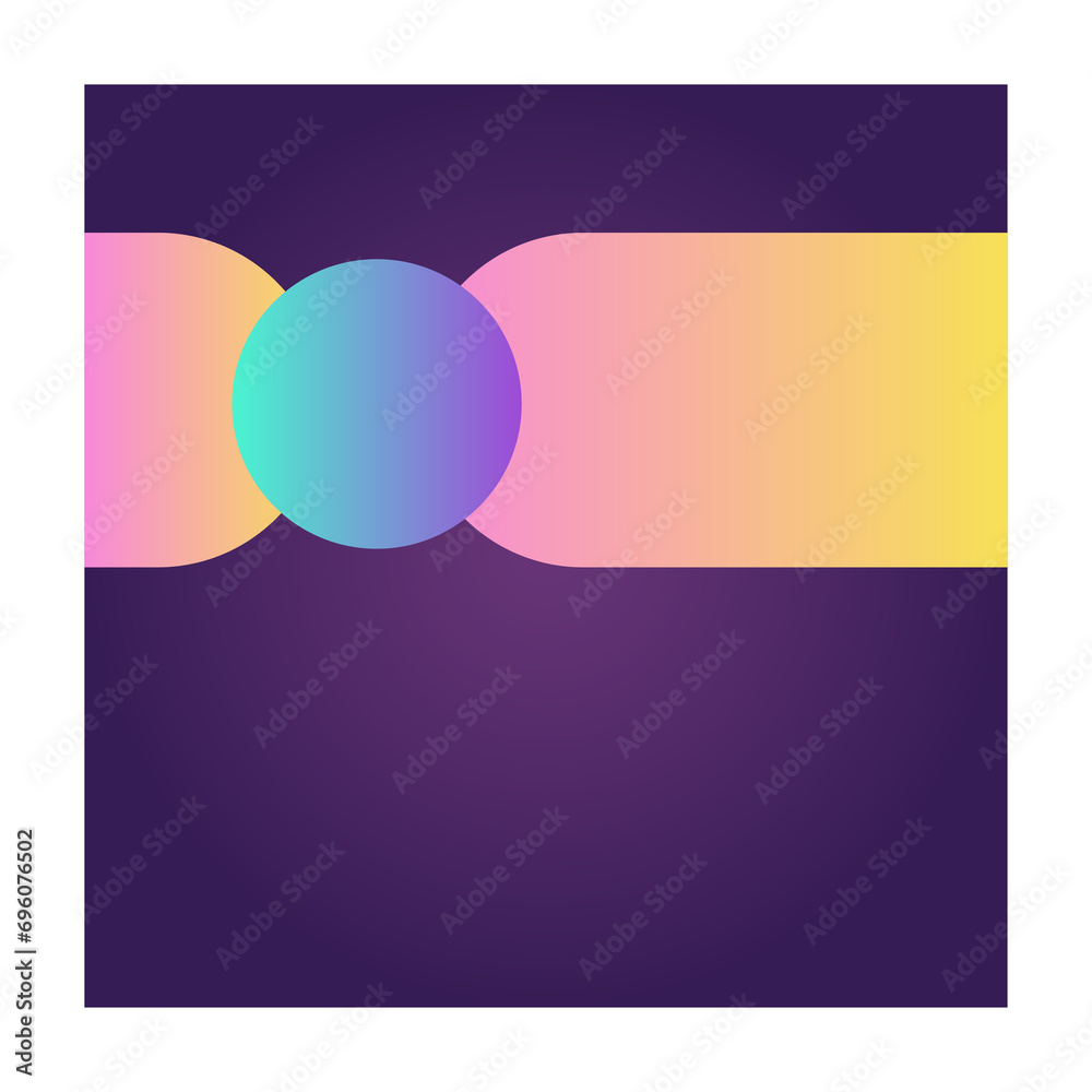 Fototapete square futuristic gradient texture colored graphic symbol element nostalgic retro 90's thenme icon