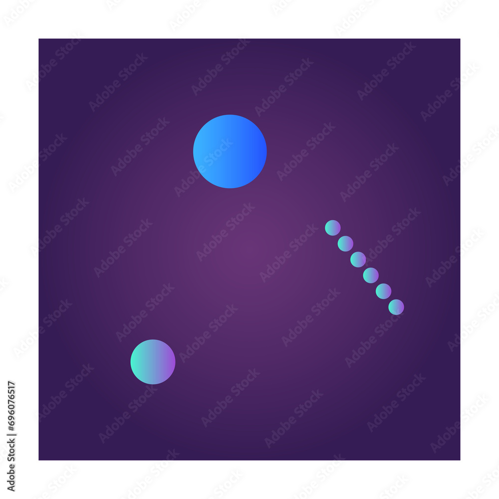 Fototapete square futuristic gradient texture colored graphic symbol element nostalgic retro 90's thenme icon