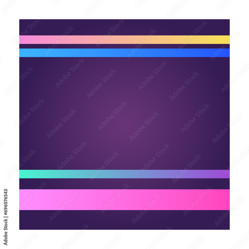 Fototapete square futuristic gradient texture colored graphic symbol element nostalgic retro 90's thenme icon