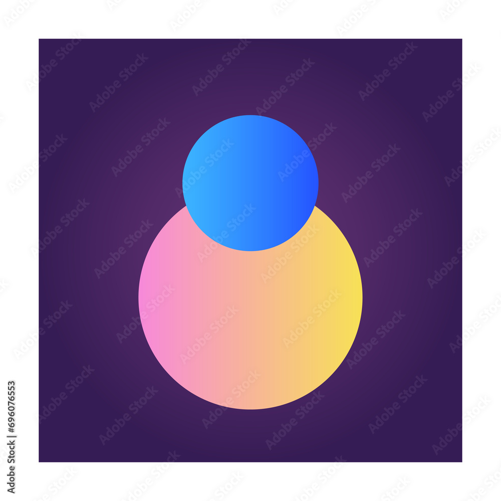 Fototapete square futuristic gradient texture colored graphic symbol element nostalgic retro 90's thenme icon