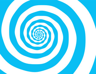 Artistic spiral shape. Vector drawing