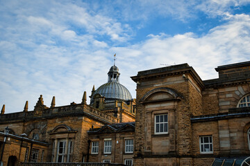 the facade of the cathedral in Harrogate