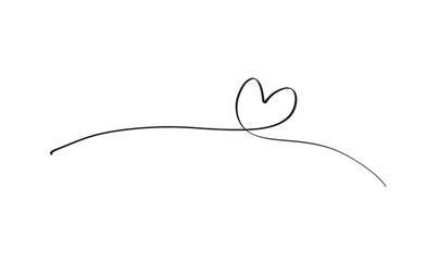 Love heart shape written hand calligraphy font text lettering symbol icon black color romantic happy valentine day beautiful element wedding save graphic vector illustration gift vacation life art