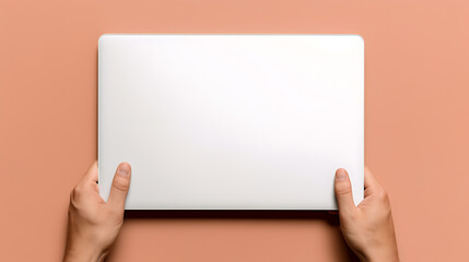 Obraz premium Tablet Mockup in Hands