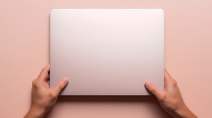 Obraz premium Tablet Mockup in Hands