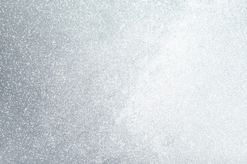 Silver background foil. Silver texture. Glittery background. High Resolution