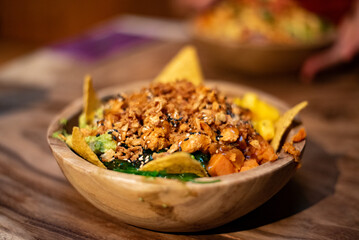 rice with chicken and vegetables