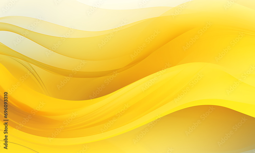 Poster abstract yellow wavy background in the style of elegant lines