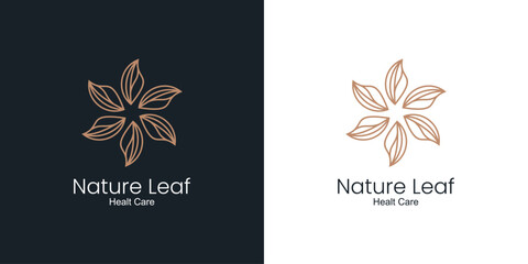 creative beauty flower logo. design for business of luxury, elegant, simple.