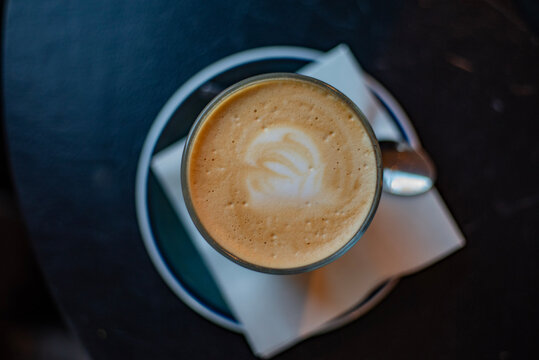 cup of coffee with foam