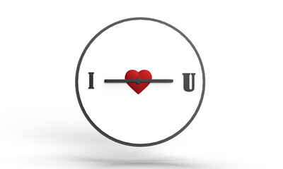 Clock alarm time white color background wallpaper symbol icon object decoration 14 fourteen february happy valentine day love heart shape red pink i love u text romance gift wedding reminder vintage 