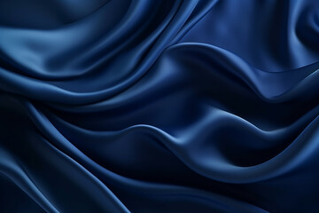 Obraz premium Elegant Abstract Luxury: Fluid Silk Waves and Grunge Velvet Textures - Created with Generative AI Tools