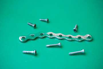 Plate and Screw means a tool for internal fixation in a flat shape accompanied by a solid...