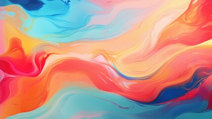 Swirling abstract of bold colors resembling marble paint