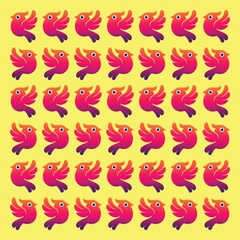 Fototapeta premium FLYING BIRD BACKGROUND VECTOR