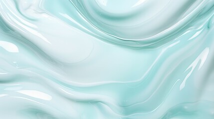 teal cream background, Teal  foam cream texture. Cosmetic cleanser, shower gel, shaving foam background
 - obrazy, fototapety, plakaty