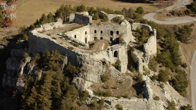 vue a&eacute;rienne du fort charles f&eacute;lix