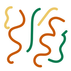 Retro squiggly scribble backdrop 